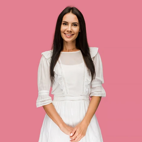 White Lace Ruffle Details-Silkaorvian